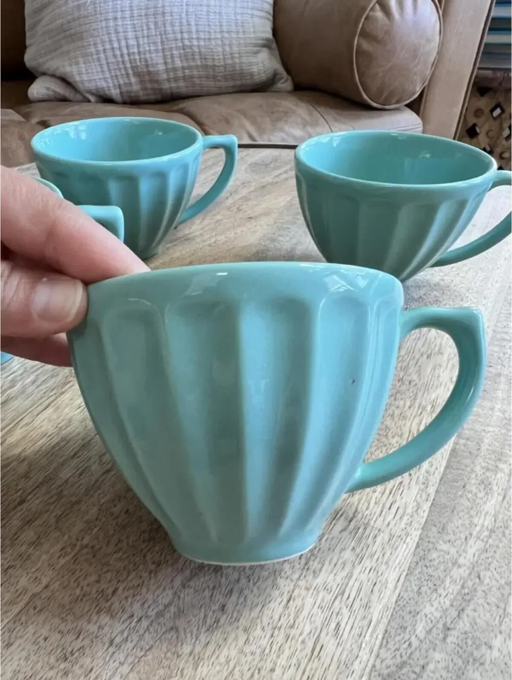 Anthropologie latte mugs